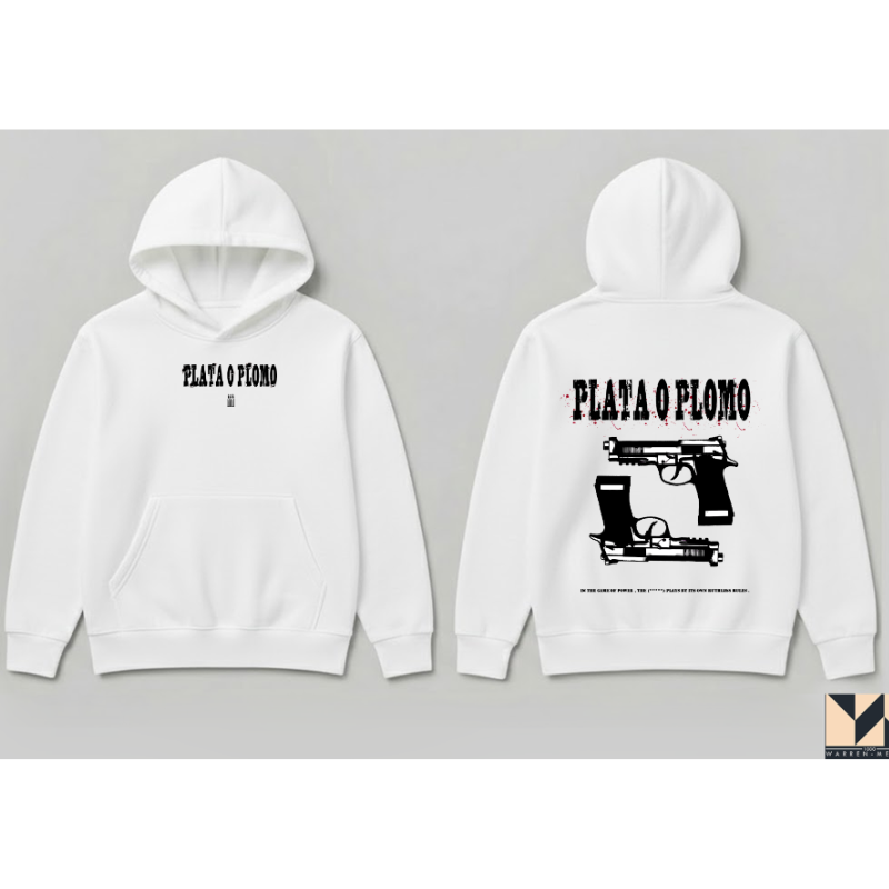 hoodie plata o plomo