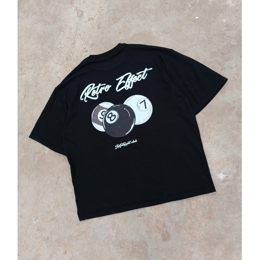 Retro effect oversized T-SHIRT