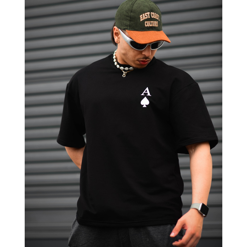 Black core oversized T-SHIRT